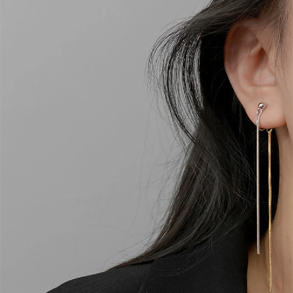 Women's Fashion Long Tassel Earrings