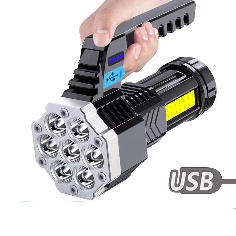 Led Flashlight Outdoor Household Portable