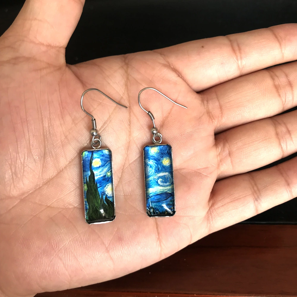 Van Gogh Painting Starry Sky Jewelry Popular Earrings