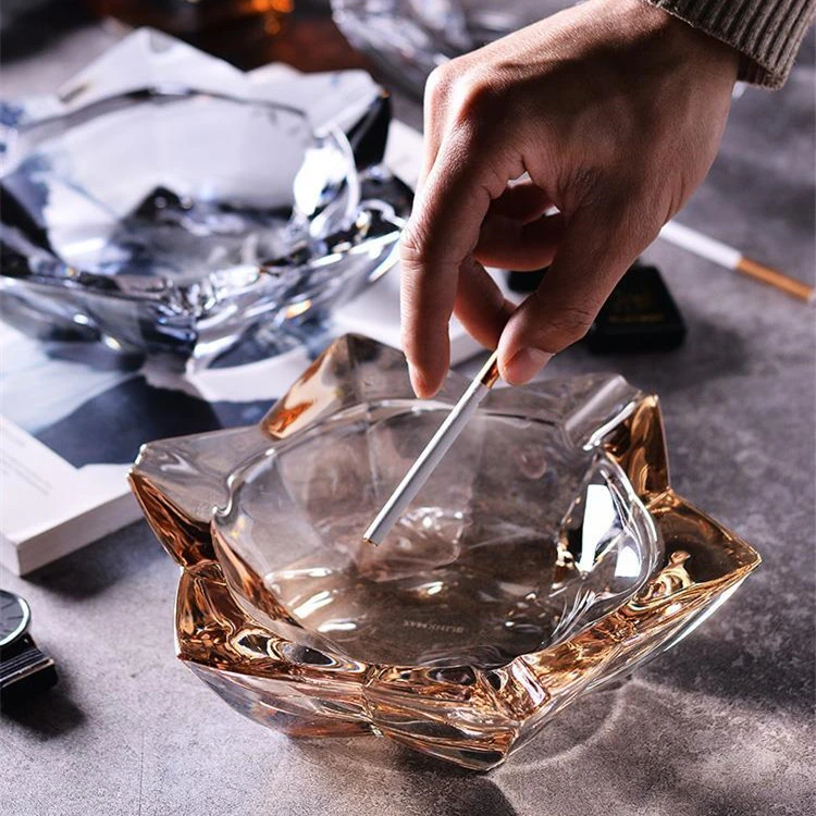 Home Creative Personalized Crystal Glass Ashtray