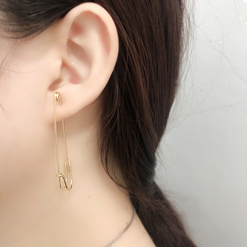 Luxury Style Exaggerated Pin Earrings