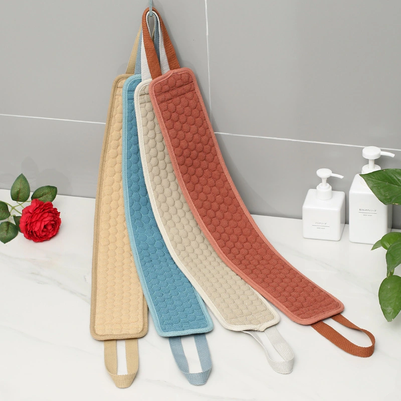 New Back Rub Strip Massage Particles Strong Decontamination Sponge Rough Yarn Dual-use Bath Towel