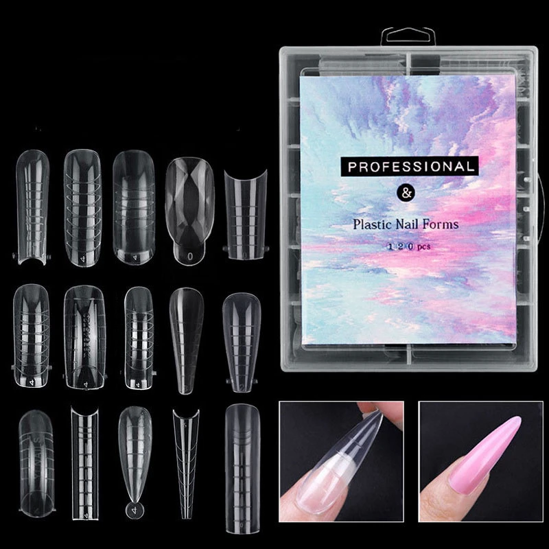 Crystal Nail Extension Mold Without Paper Tray Box