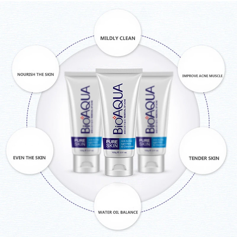 Facial Wash Cream Set Gentle Refreshing Nourishing Oil Control