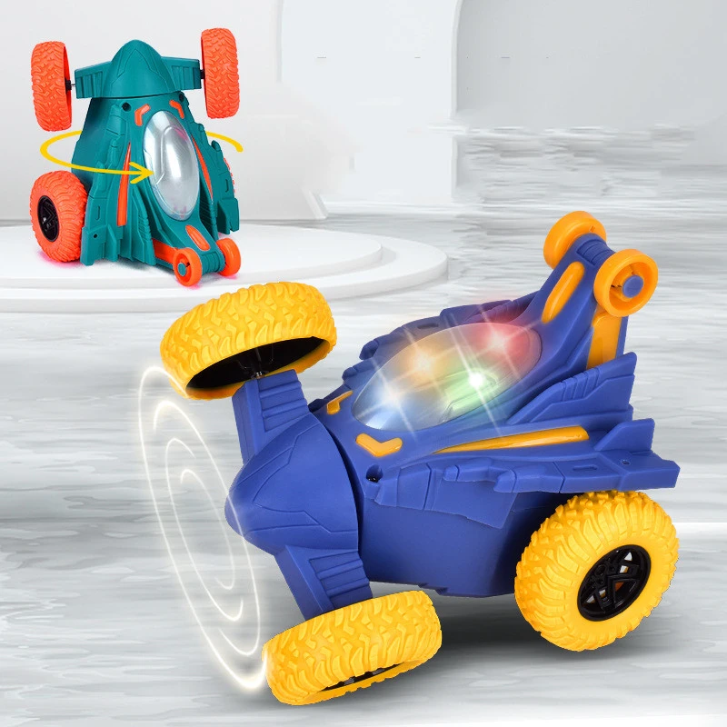 Electric Sound And Light Tipping Toy Car