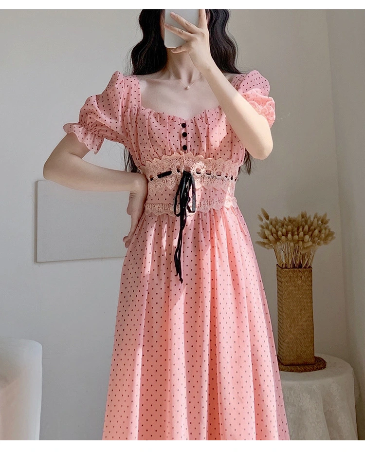 Retro Gentle Style Chiffon Super Fairy Dress