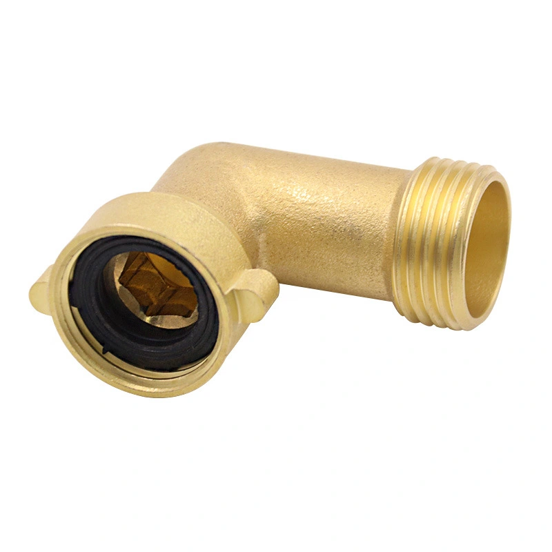 Garden Water Pipe Elbow Connector Brass