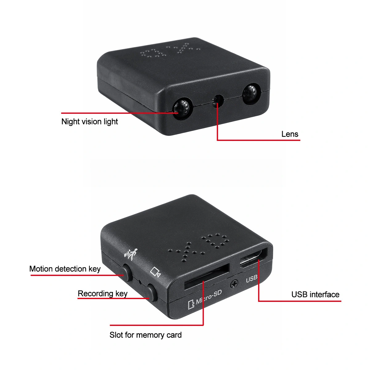 Infrared Night Vision Motion Camera HD Camera