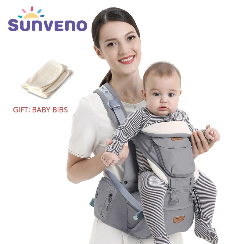 Ergonomic Baby Carrier Infant Baby Hipseat Waist Carrier Front Facing Ergonomic Kangaroo Sling for Baby Travel 0-36M
