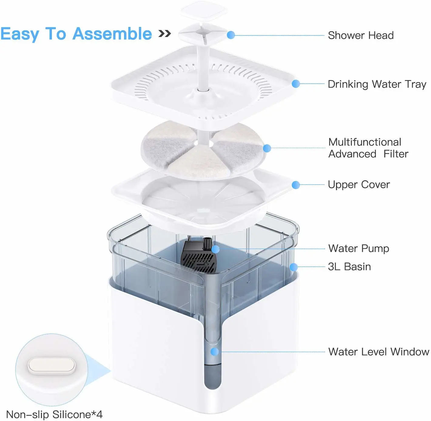 Automatic Water Dispenser Activated Carbon Filter Element Cat