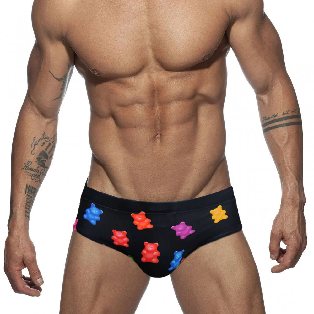 Men's Fashion Cute Bear Candy Briefs