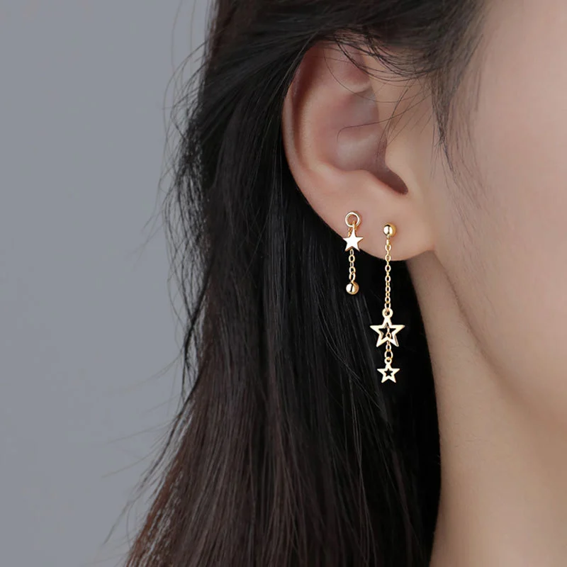 Women's New Asymmetrical Tassel Earrings