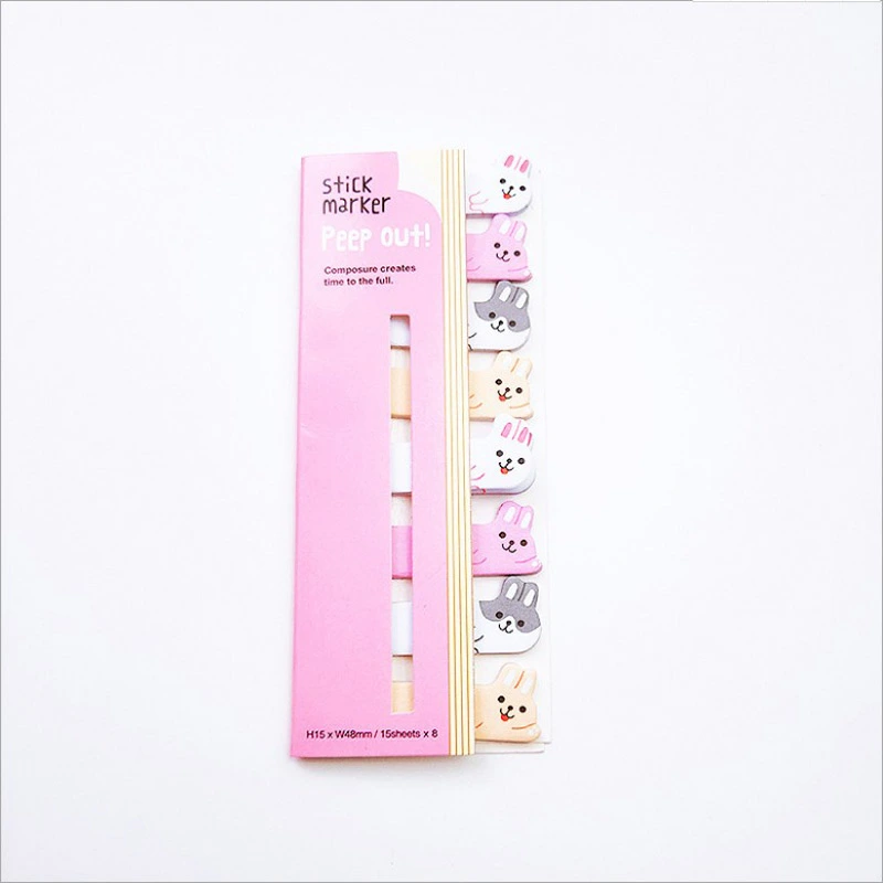 Creative Small Animals Row Post-it Notes