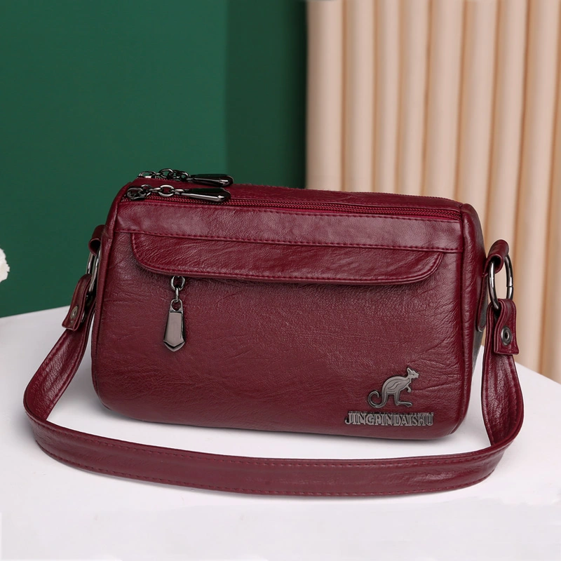 Soft Leather Vintage Mobile Phone Bag