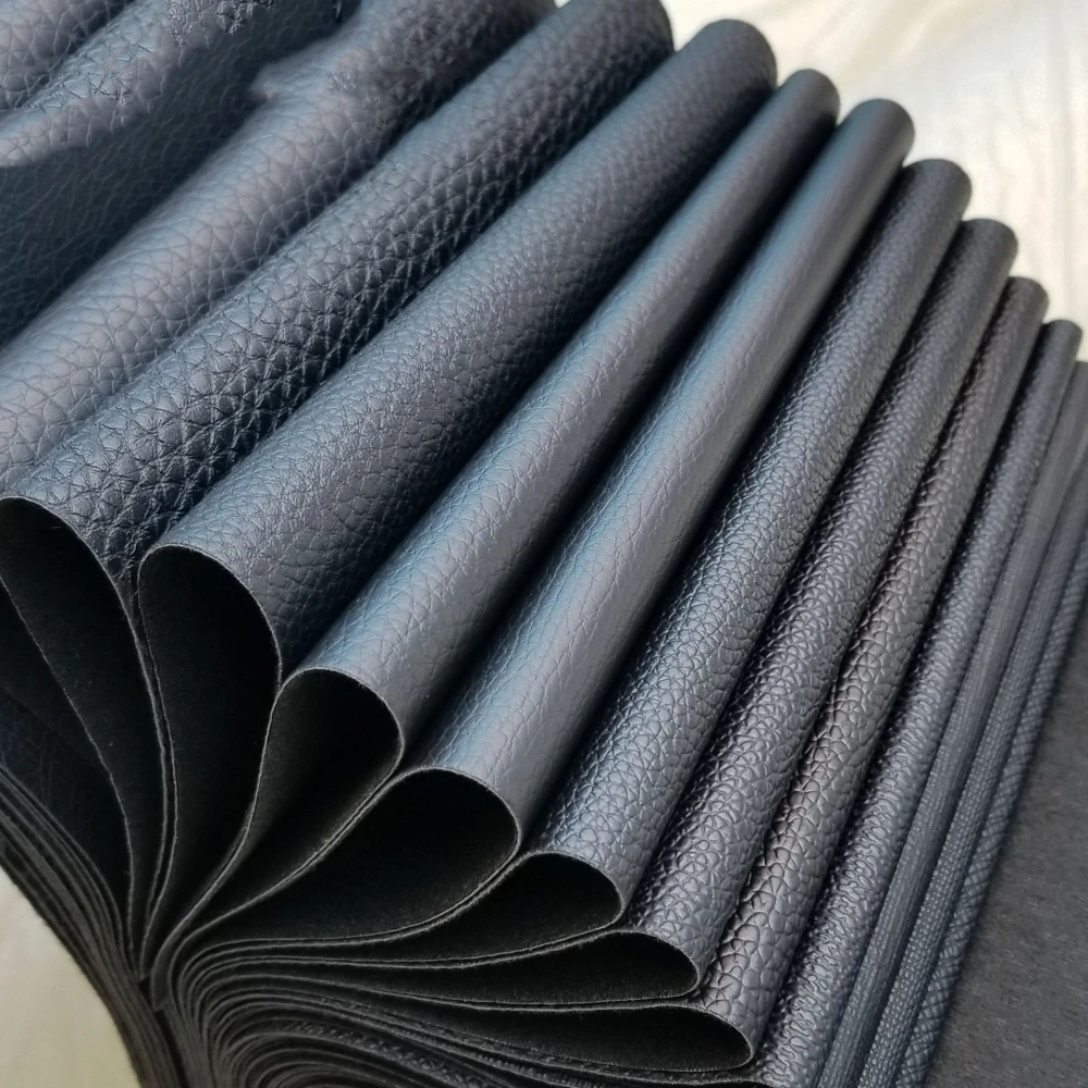 Black Synthetic Leather Pvc Handbag  Fabric