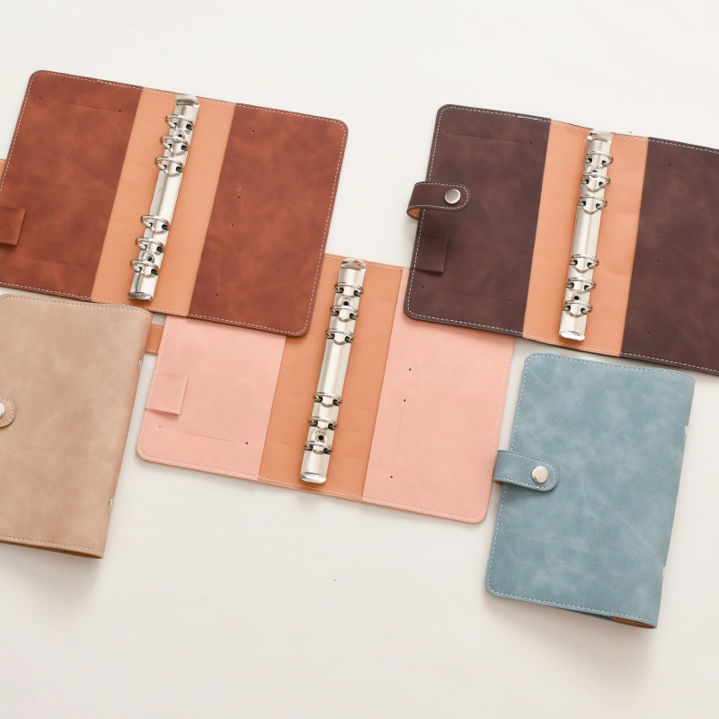 PU Diary Loose-leaf Jacket Notebook