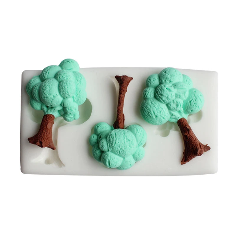 Three Small Trees Liquid Silicone Mold