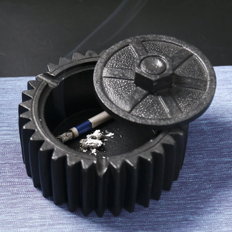 Household Ashtray With Cover Personality Gear