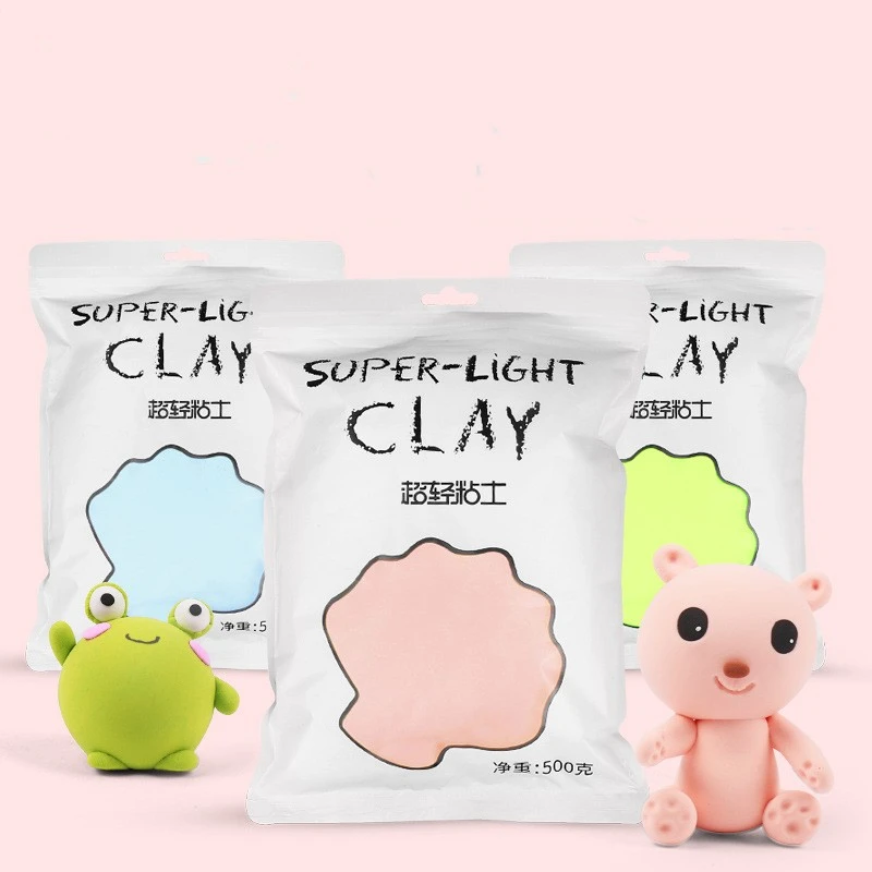 Super Light Clay 500g Bulk Printing Clay Plasticine Handmade Colored Clay Clay Toys