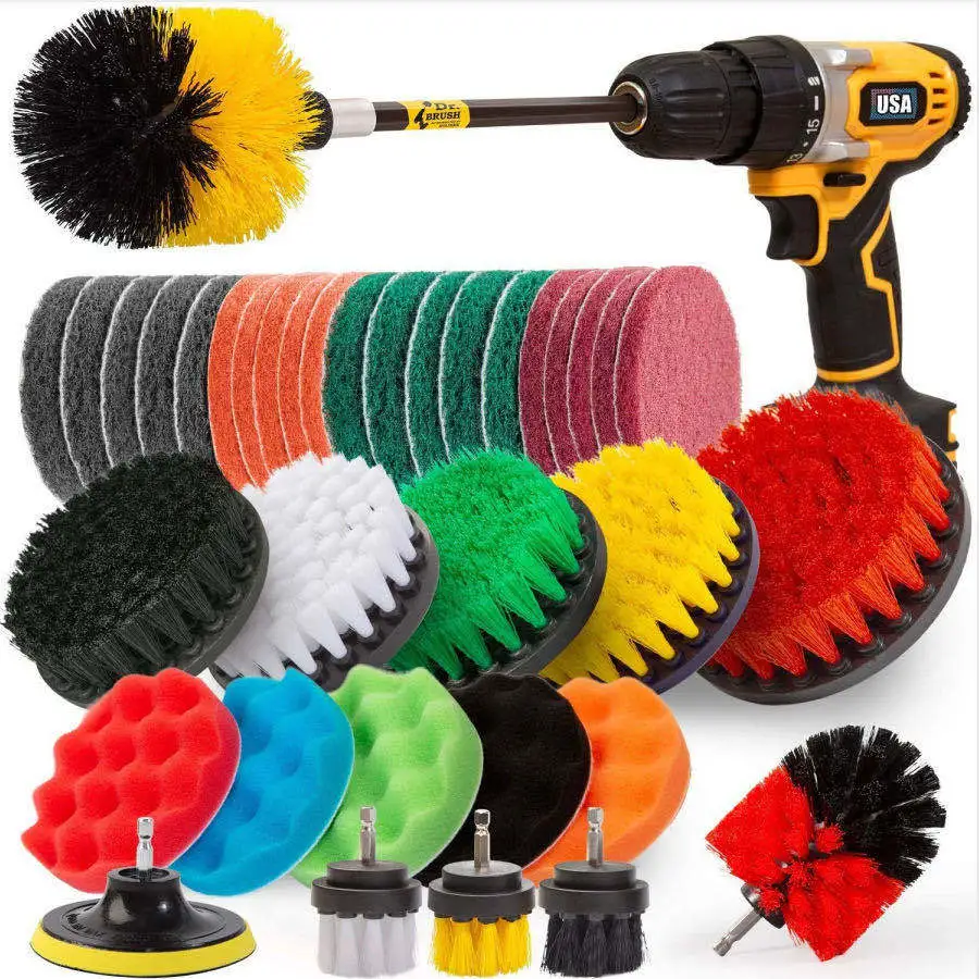 Electric Cleaning Electric Drill Brush Set