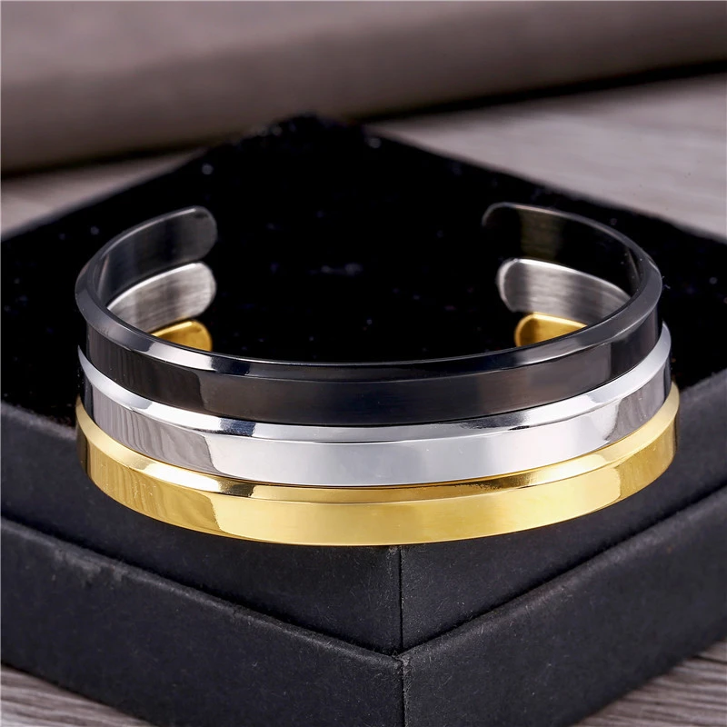 Stylish Titanium Steel Plated Bracelet