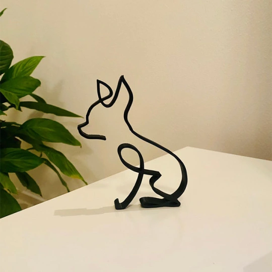 New Cross-border Metal Animals, Dogs And Cats Decoration Crafts