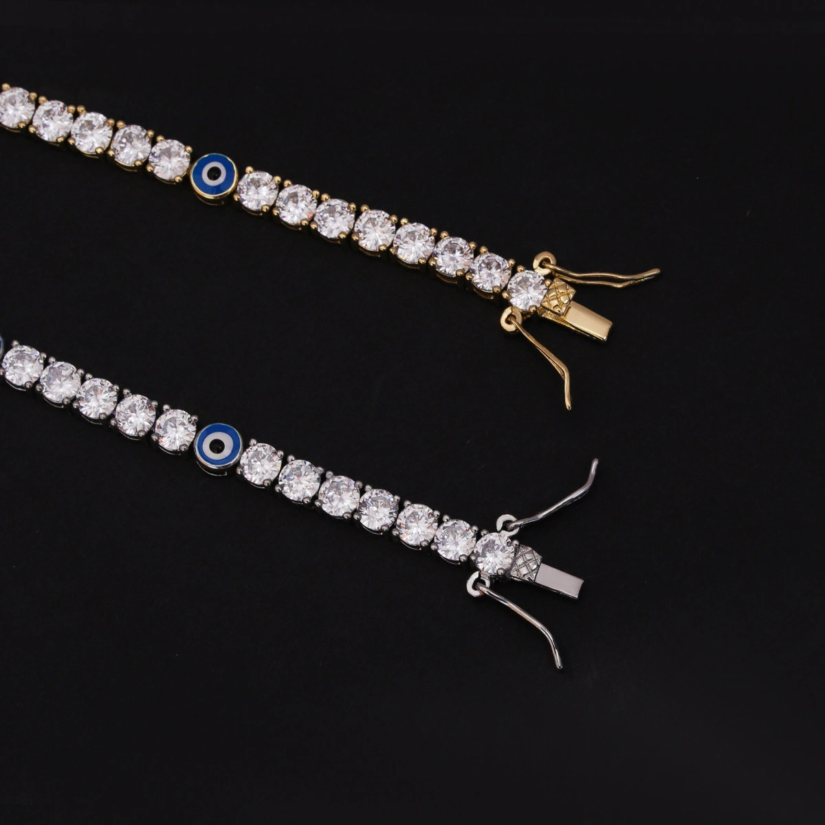 European And American Jewelry Tennis Chain Hip-hop Personality Bracelet