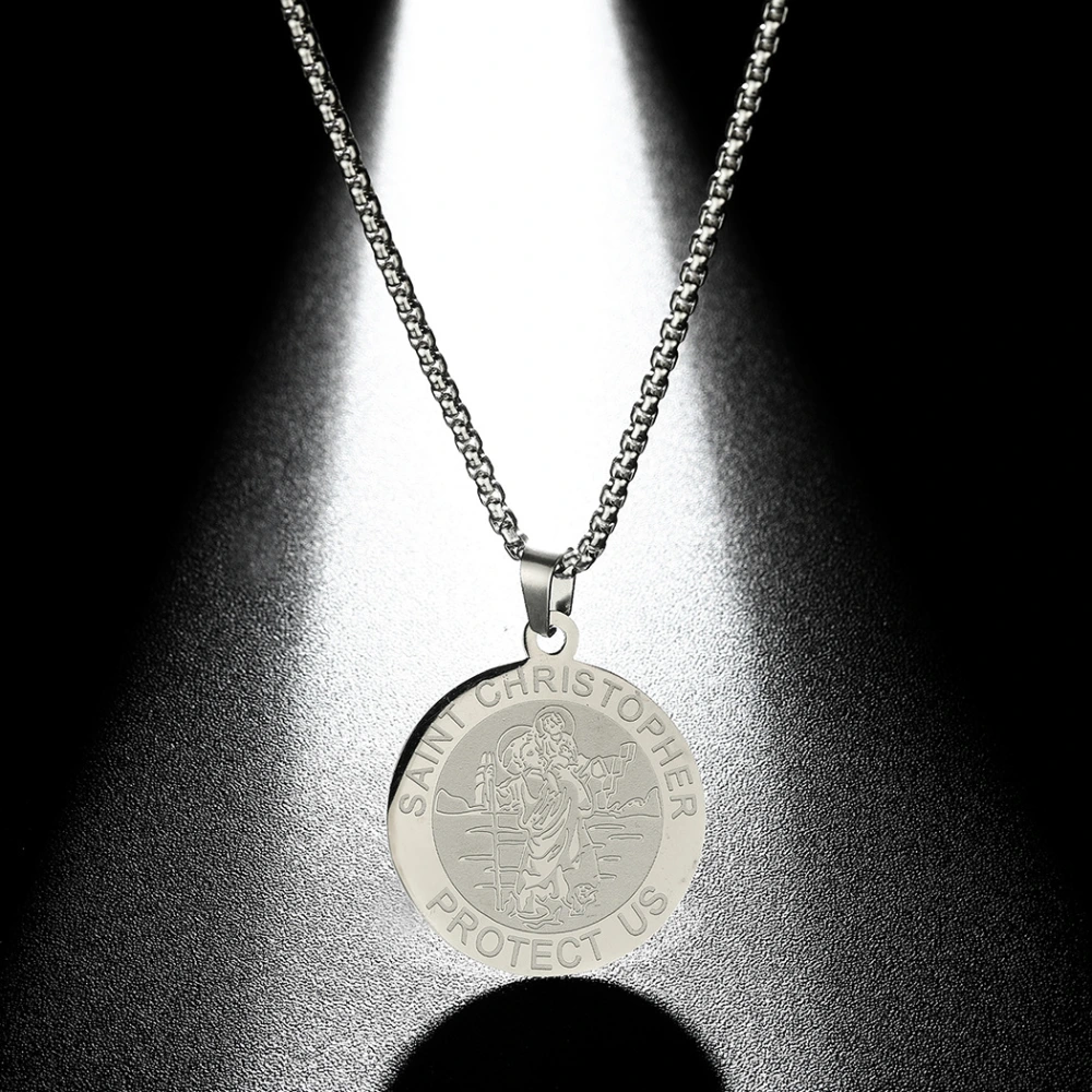 Medal Necklace Gold And Silver Michael Necklace