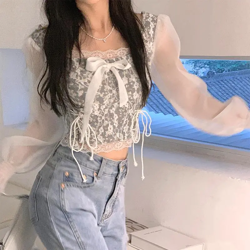 Women's Temperament Fashion Lace Shirt Top