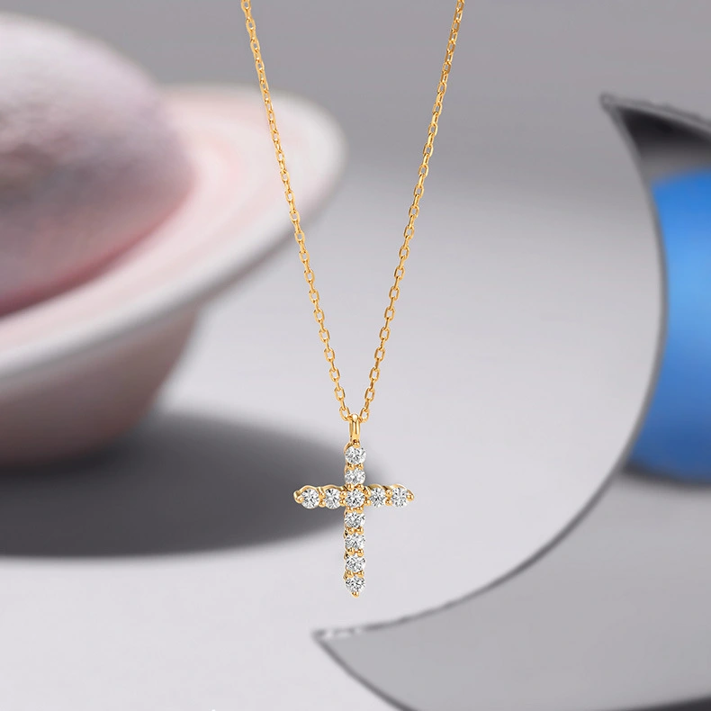 Women's Diamond Cross Necklace