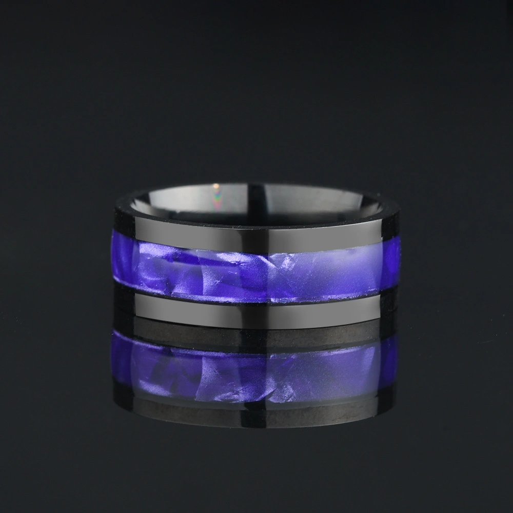 Stainless Steel Shell Ring Titanium Steel Man