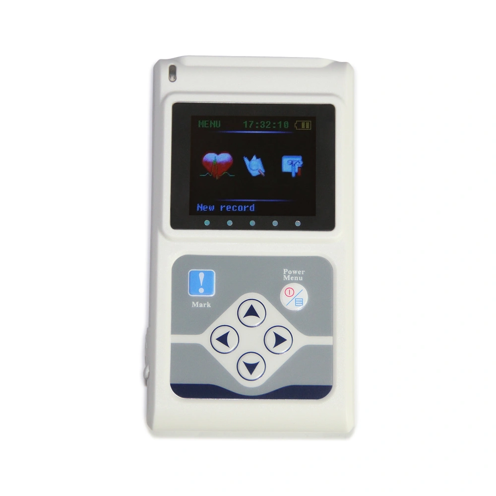 Handheld 24 Hours 3 Channel ECG EKG Holter Monitor System CONTEC TLC9803 PC Software