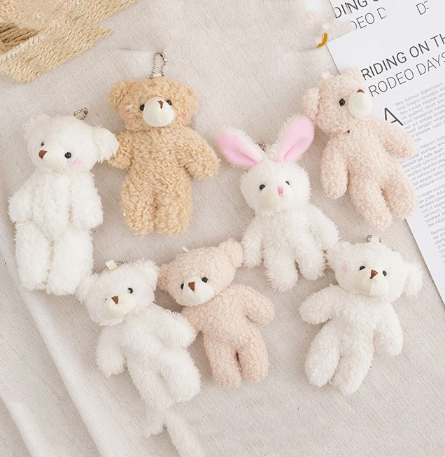 Blush Bear One-piece Rabbit Cute Clothing Bag Accessories Keychain