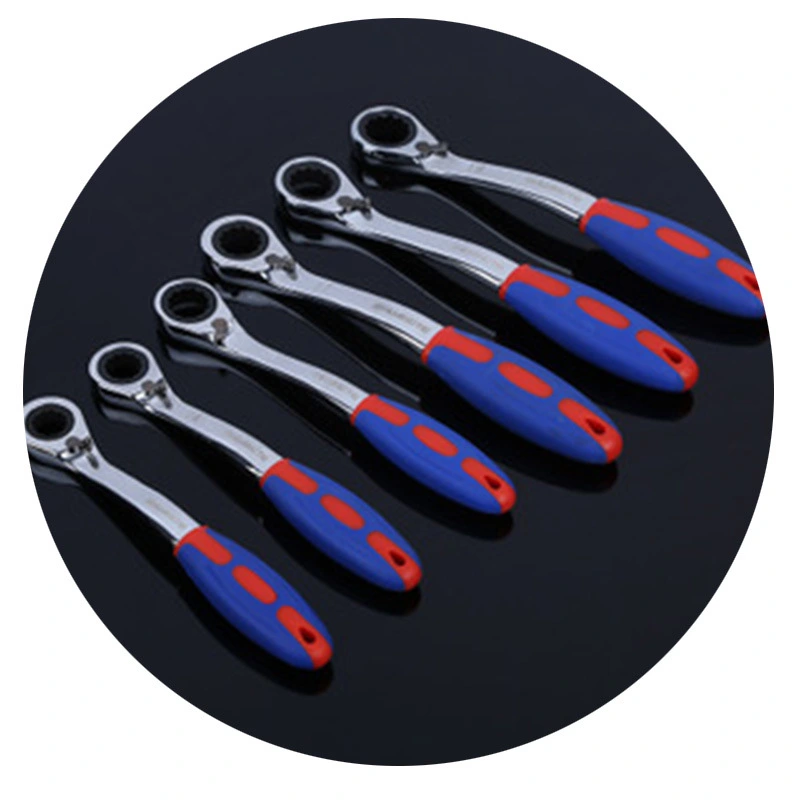 Plastic Handle Two-way Dual-use Ratchet Wrench