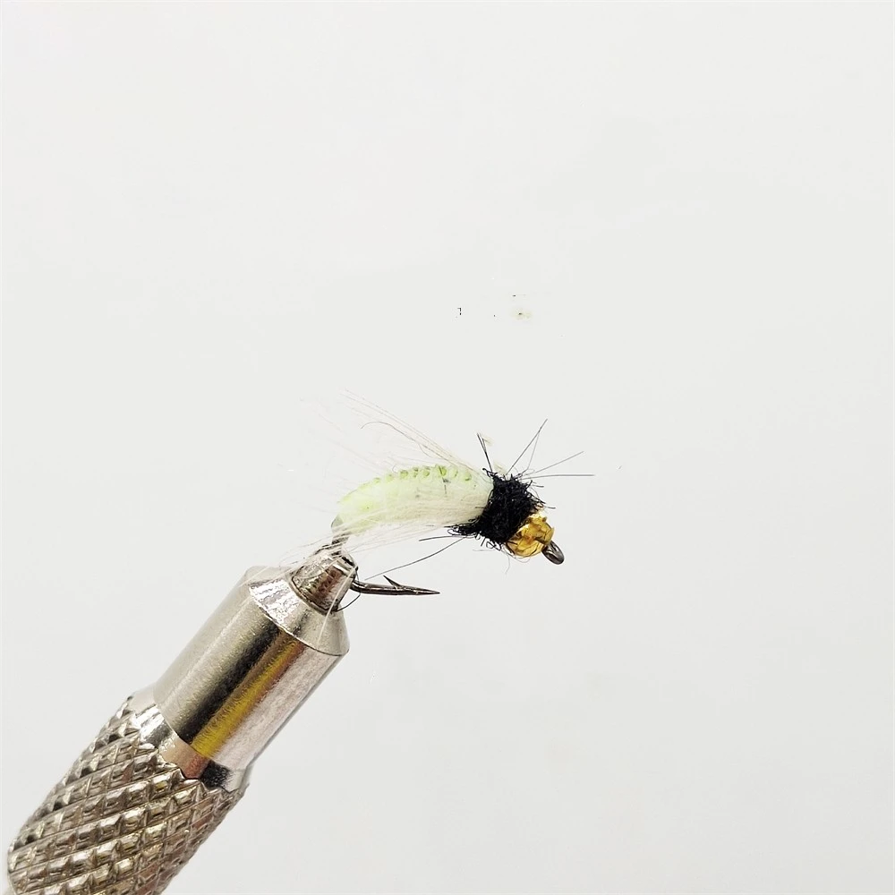 Copper Head Submerged Fluorescent Color Luia Fly Fishing Wool Hook