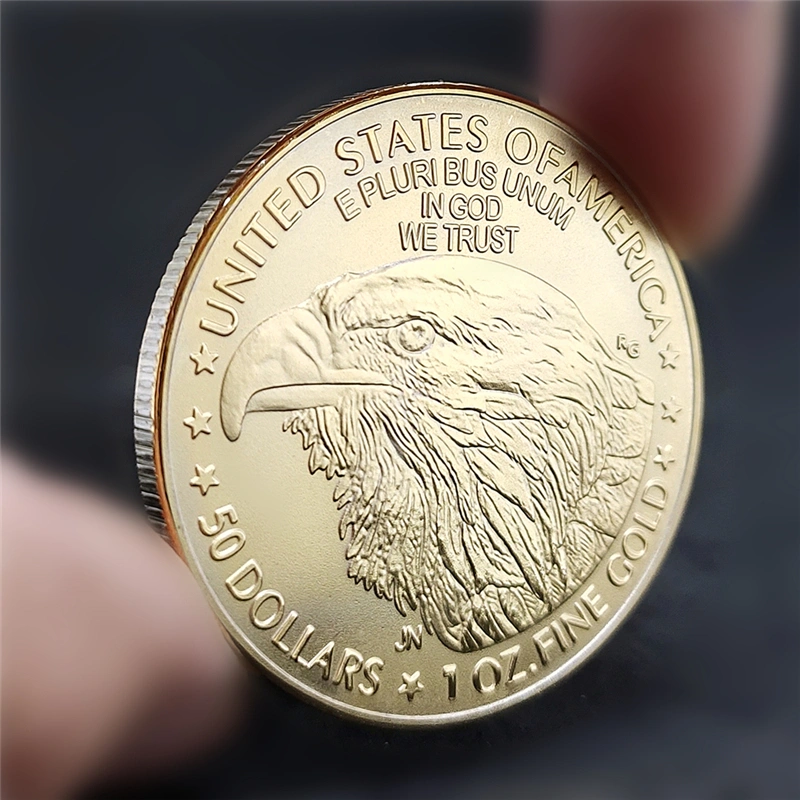 Fashion Eagle Ocean Commemorative Coin