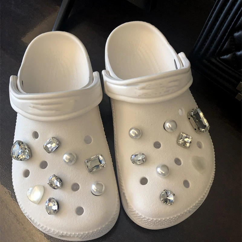 Love Section Diy Hole Shoes Decorative Drill Buckle