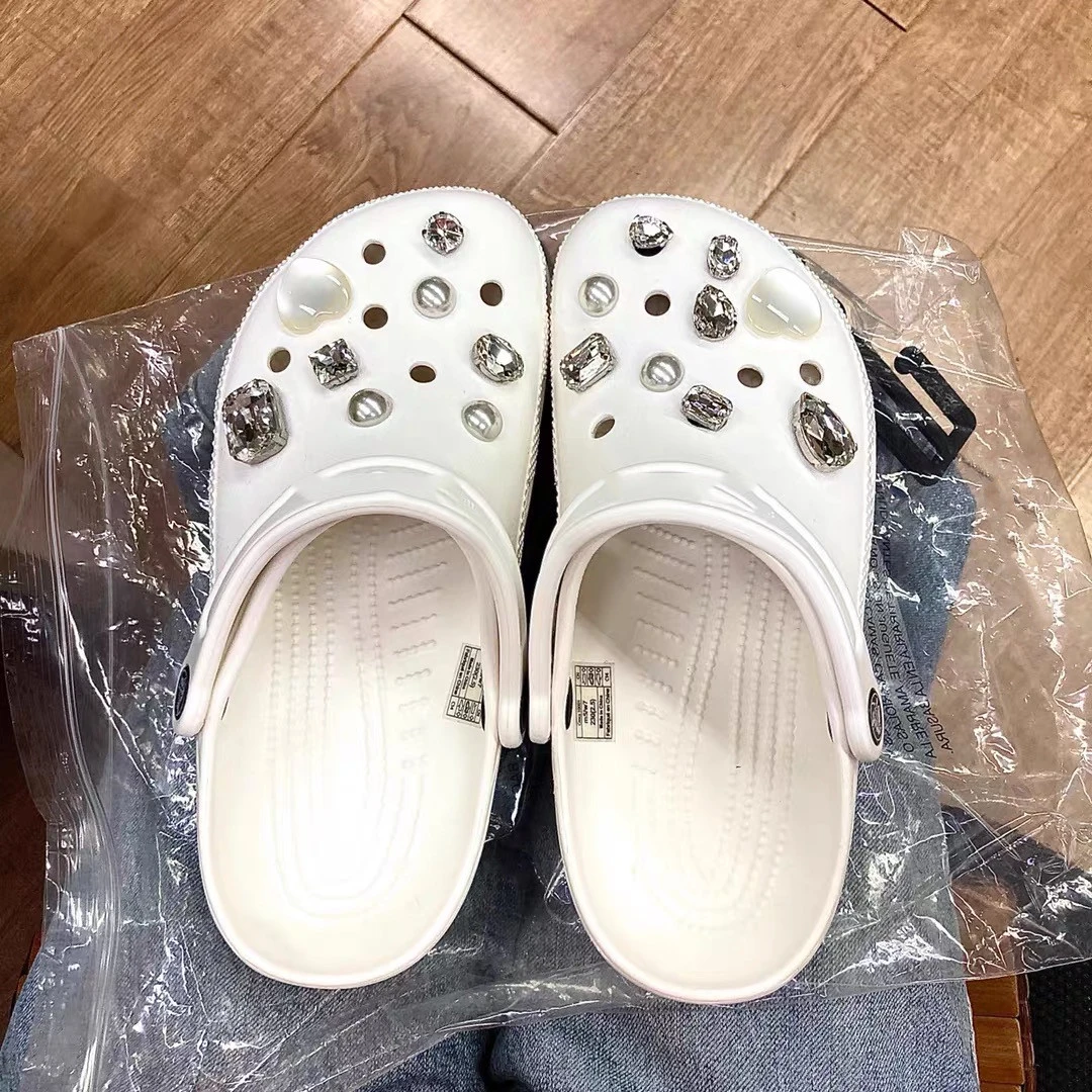 Love Section Diy Hole Shoes Decorative Drill Buckle