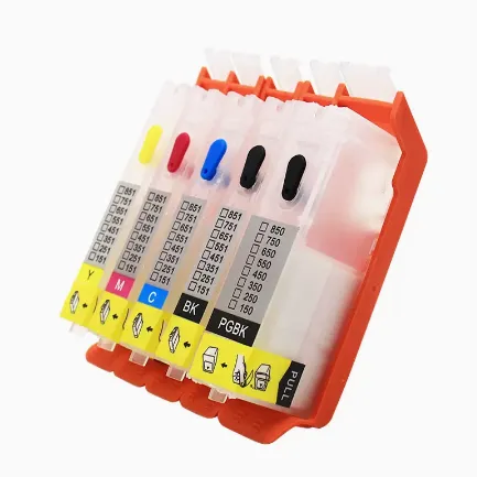 The Printer Refills The Cartridge