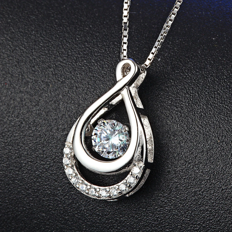 S925 Sterling Silver Droplet Clavicle Chain