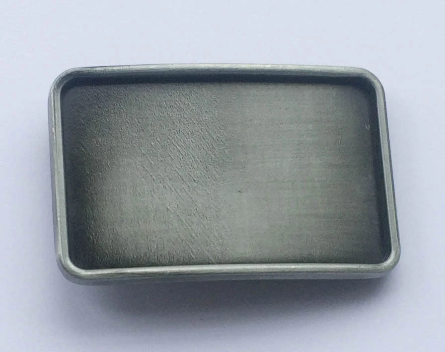 Small Square DIY Smooth Plate Belt Buckle