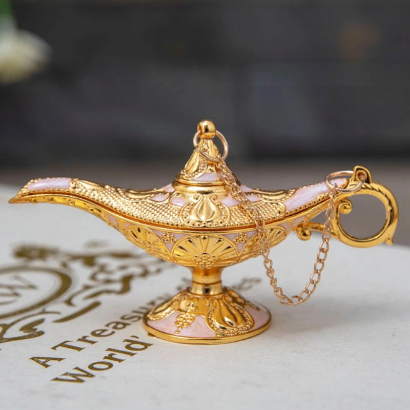 Creative Vintage Zinc Alloy Drip Color God Lamp Crafts Ornaments