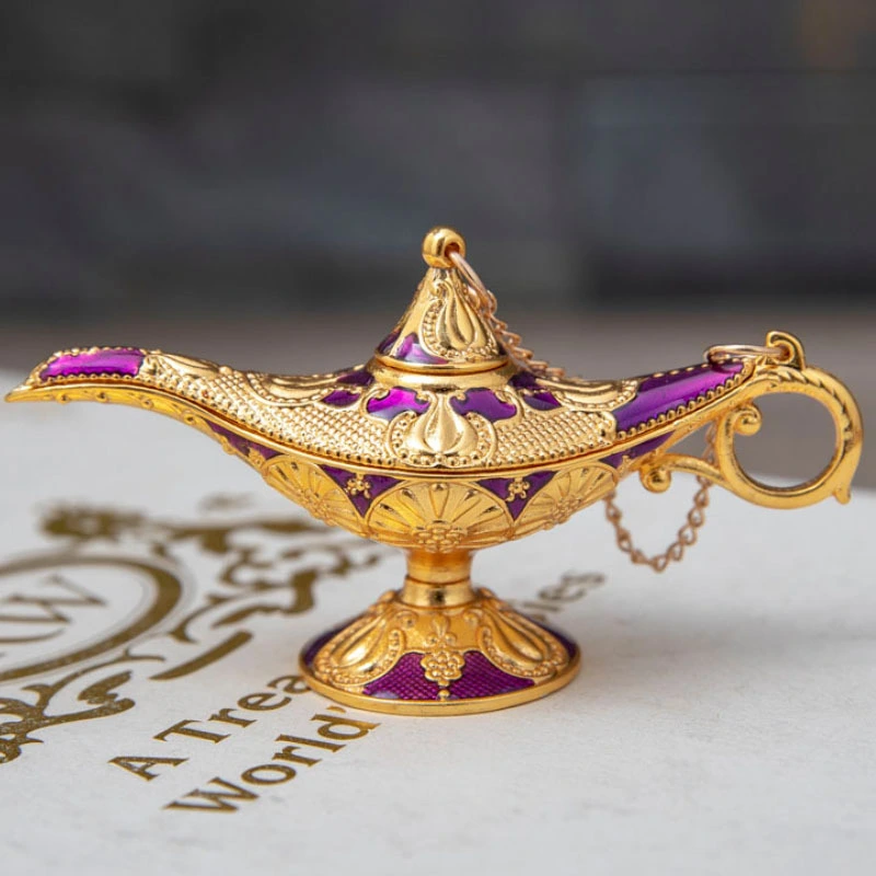 Creative Vintage Zinc Alloy Drip Color God Lamp Crafts Ornaments