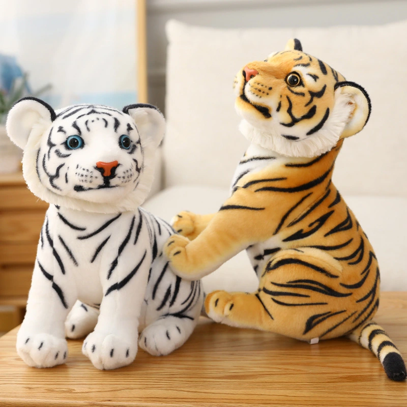 Simulation Small Tiger Doll Sitting Posture Plush Toy