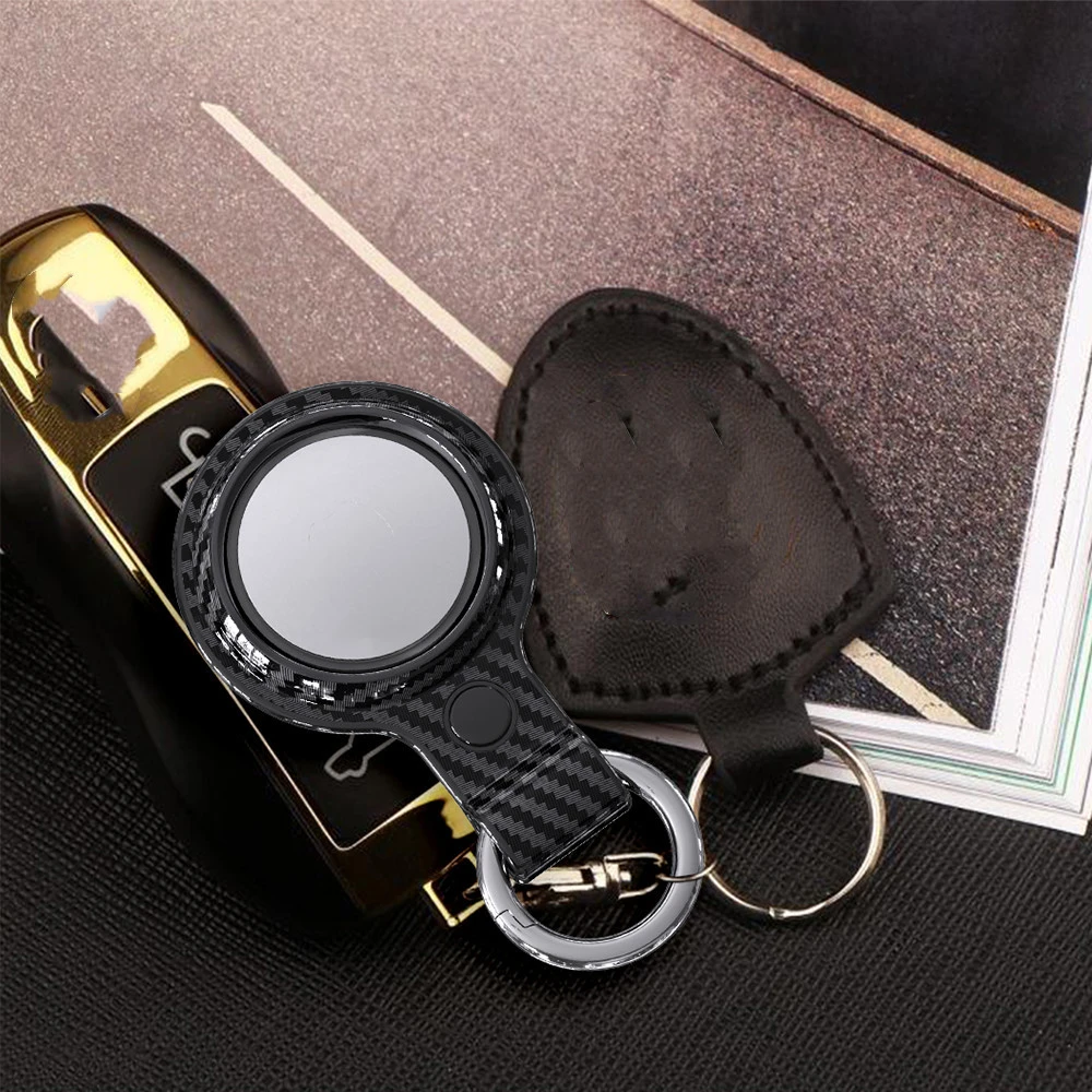 Tracker Protective Case Anti-loss Device Carbon Fiber Pattern