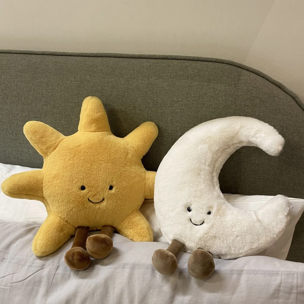 Smiling Face Sun Moon Pillow Sofa