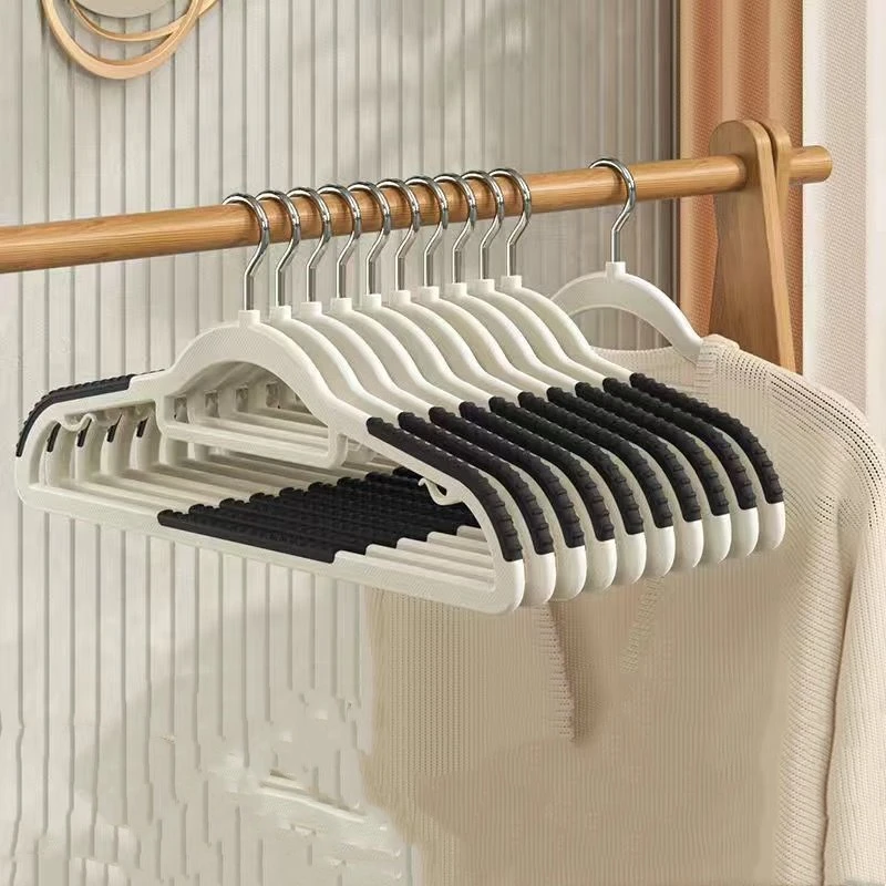 Twin-position Household Clothes Hangers That Can Be Rotated And Thickened To Reinforce