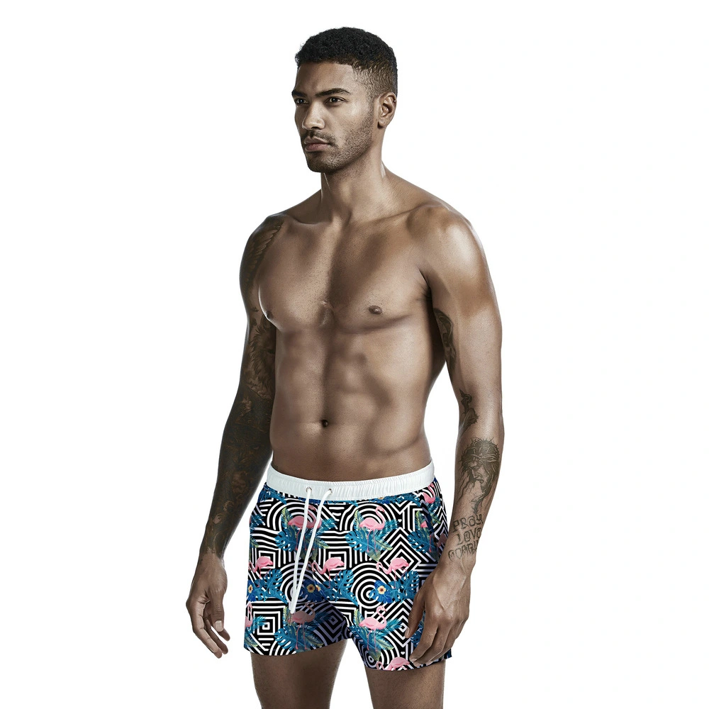 Fashion Men's Shorts Beach Print