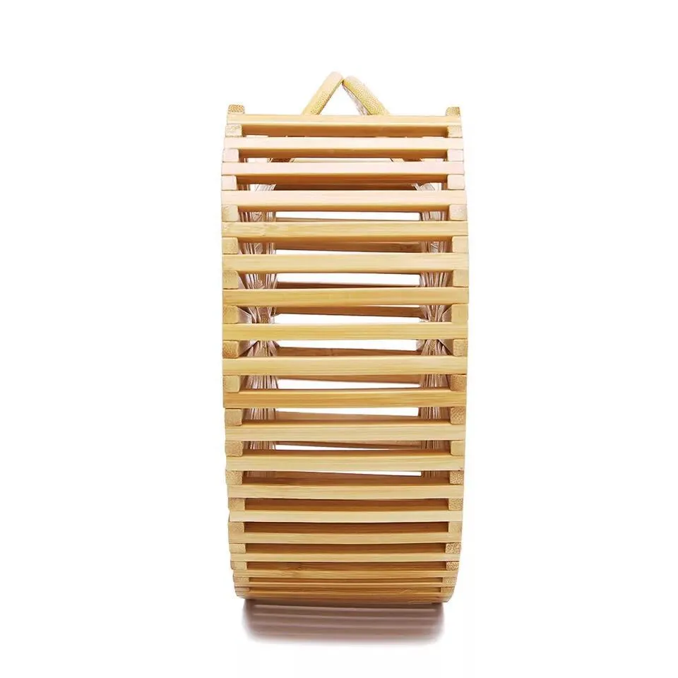 Bamboo Woven Bag High-end Portable Simple Retro