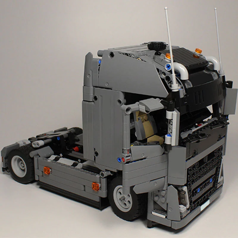 Truck Trailer Building Block Model Toy